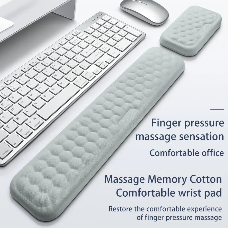 Ergonomic Wrist Rest Set for Keyboard and Mouse