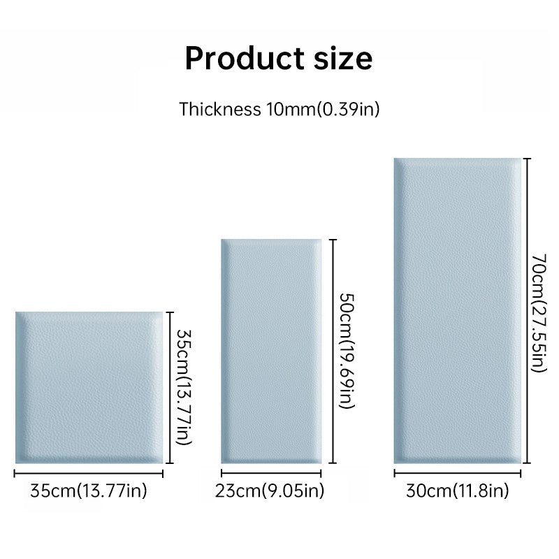 Kids' 3D Wall Safety Panels: Soft 10mm Bump Protection