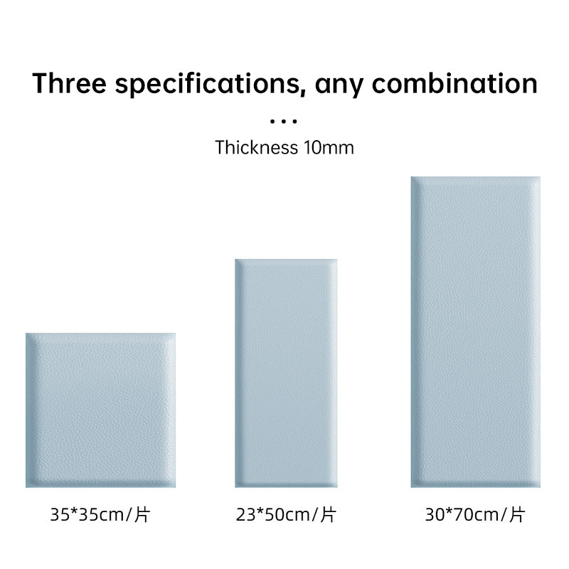 Kids' 3D Wall Safety Panels: Soft 10mm Bump Protection