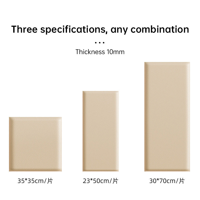 Kids' 3D Wall Safety Panels: Soft 10mm Bump Protection