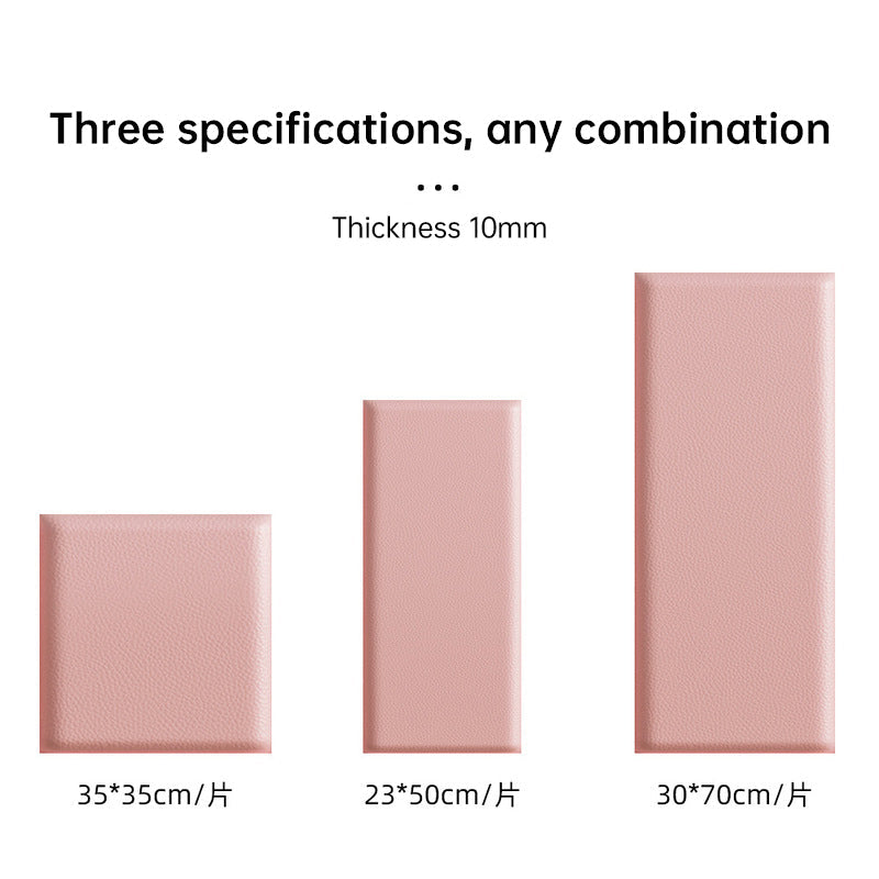 Kids' 3D Wall Safety Panels: Soft 10mm Bump Protection