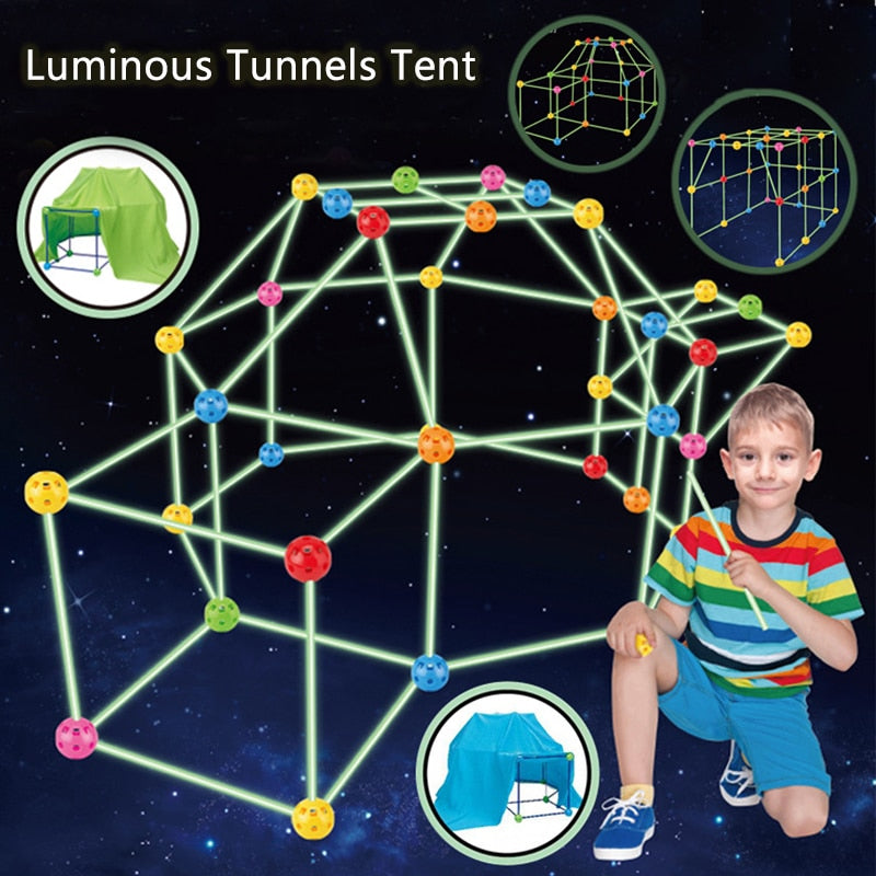 Kids Fort Building Kit for Screen-Free Creative Play