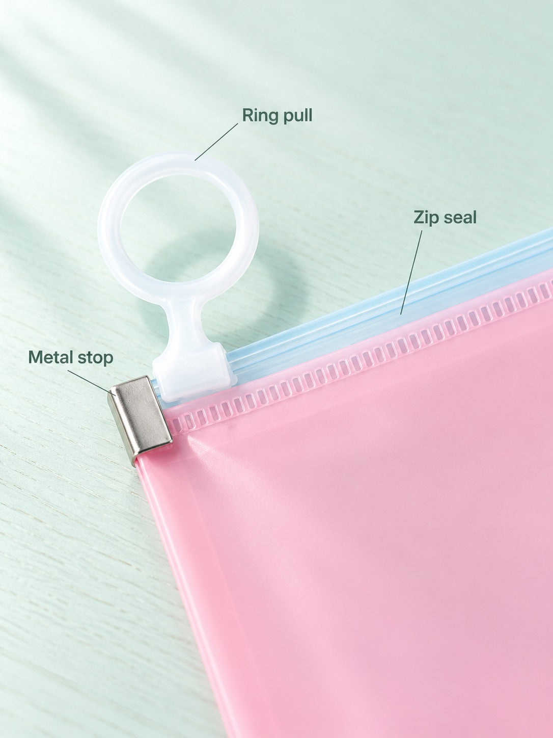 Kids Mask Storage Bag, Waterproof Sealed Zipper Pouch