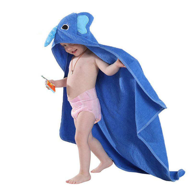 Kids Hooded Bath Towel for Cozy Toddler Drying Warmth