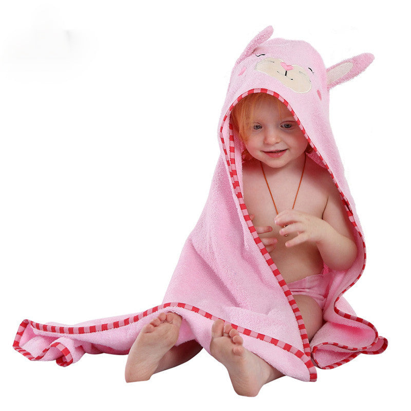 Kids Hooded Bath Towel for Cozy Toddler Drying Warmth
