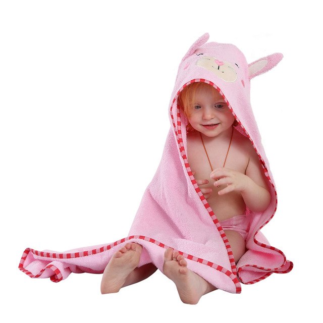 Kids Hooded Bath Towel for Cozy Toddler Drying Warmth