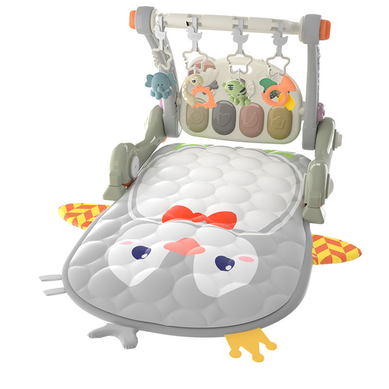 4-in-1 Baby Walker & Washable Musical Play Mat Set