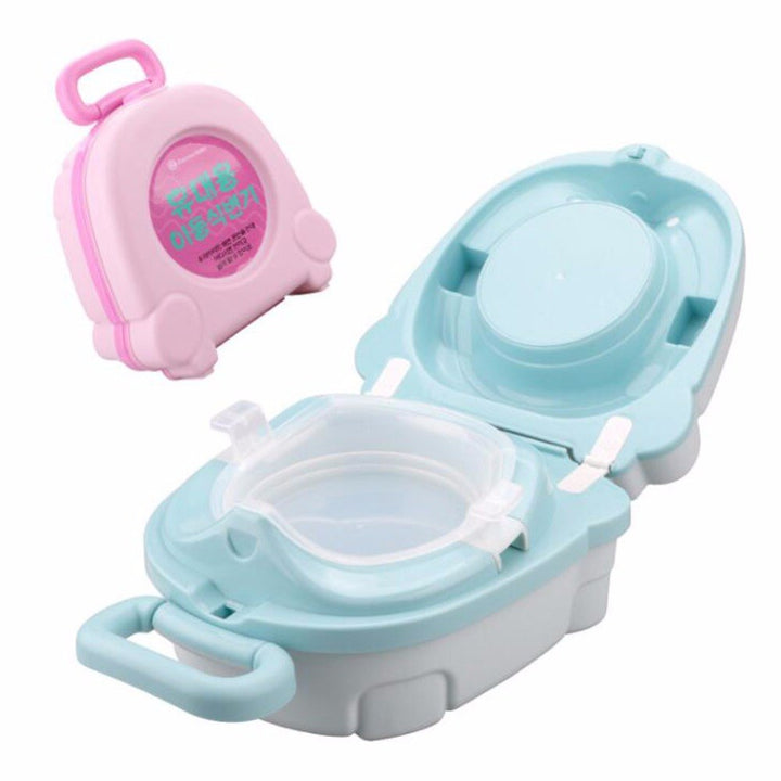 Kids Travel Potty: Foldable Emergency Toilet for Trips