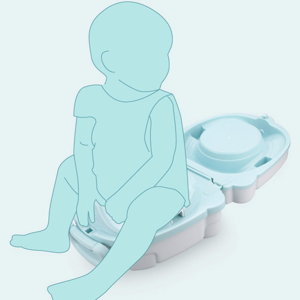Kids Travel Potty: Foldable Emergency Toilet for Trips
