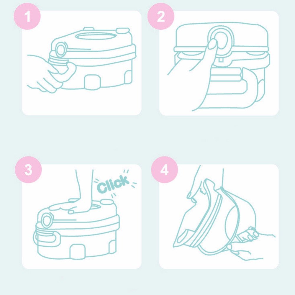 Kids Travel Potty: Foldable Emergency Toilet for Trips