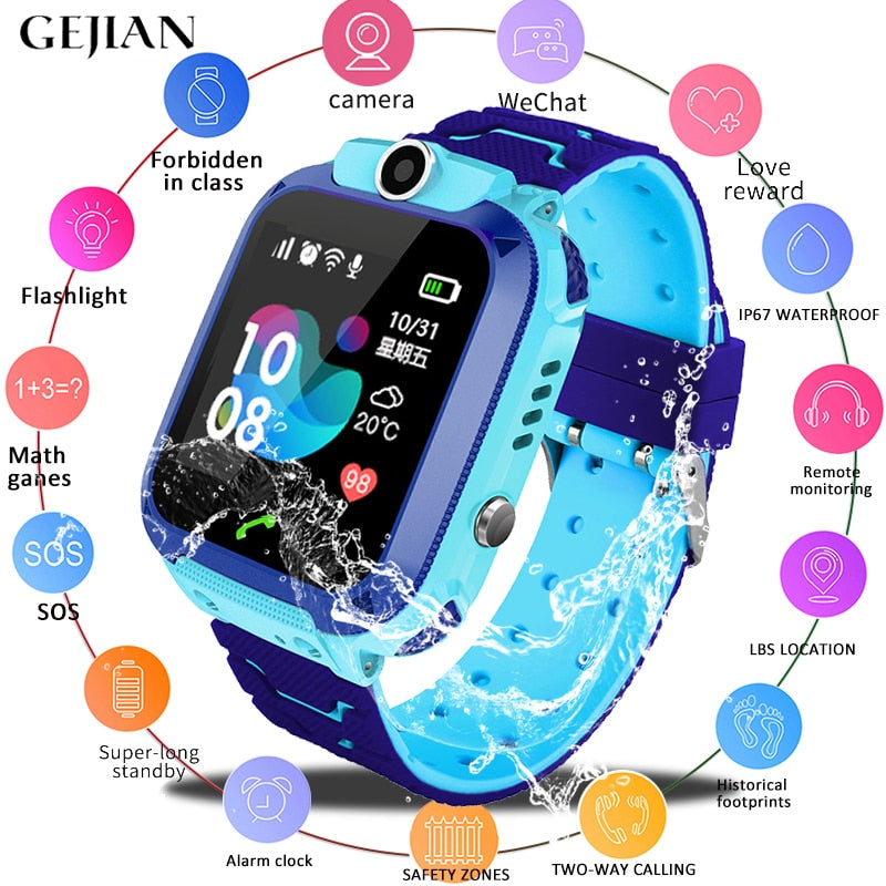 Kids Smartwatch Phone with GPS Location Tracker & Calls