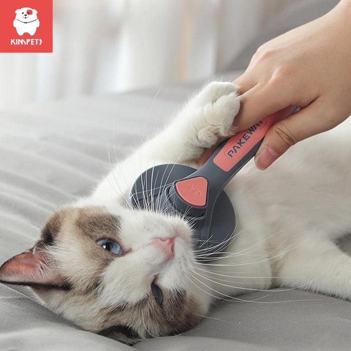 Cat and Dog Grooming Comb for Easier Shedding Control