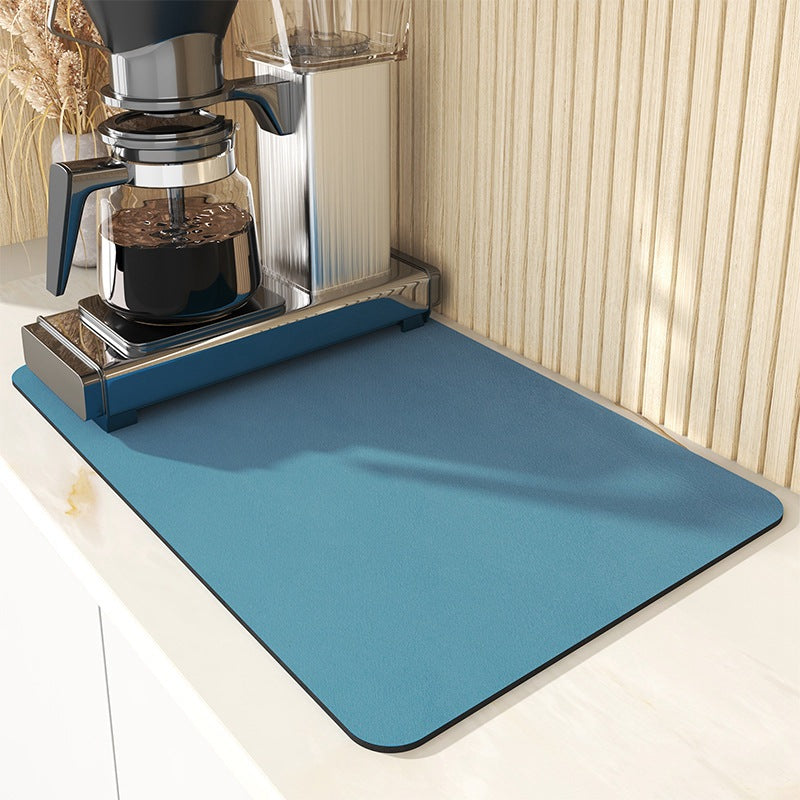 Kitchen Countertop Drying Mat for Spill-Free Prep