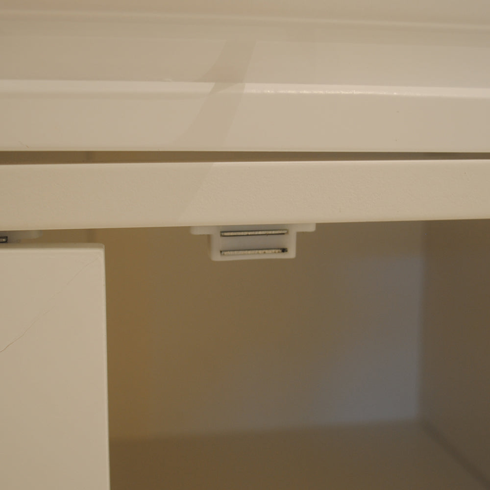 Mobile Kitchen Island with Butcher Block Top & Storage