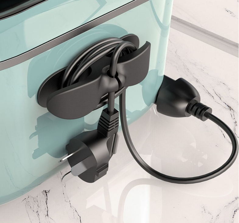 Cable Clamp for Kitchen Appliances, No-Drill Cord Holder