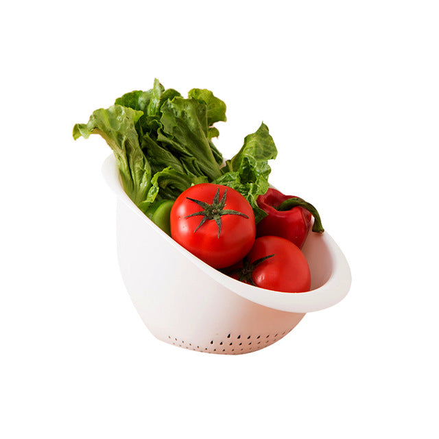 Tilted Rice Washing Drain Basket for Kitchen Sink