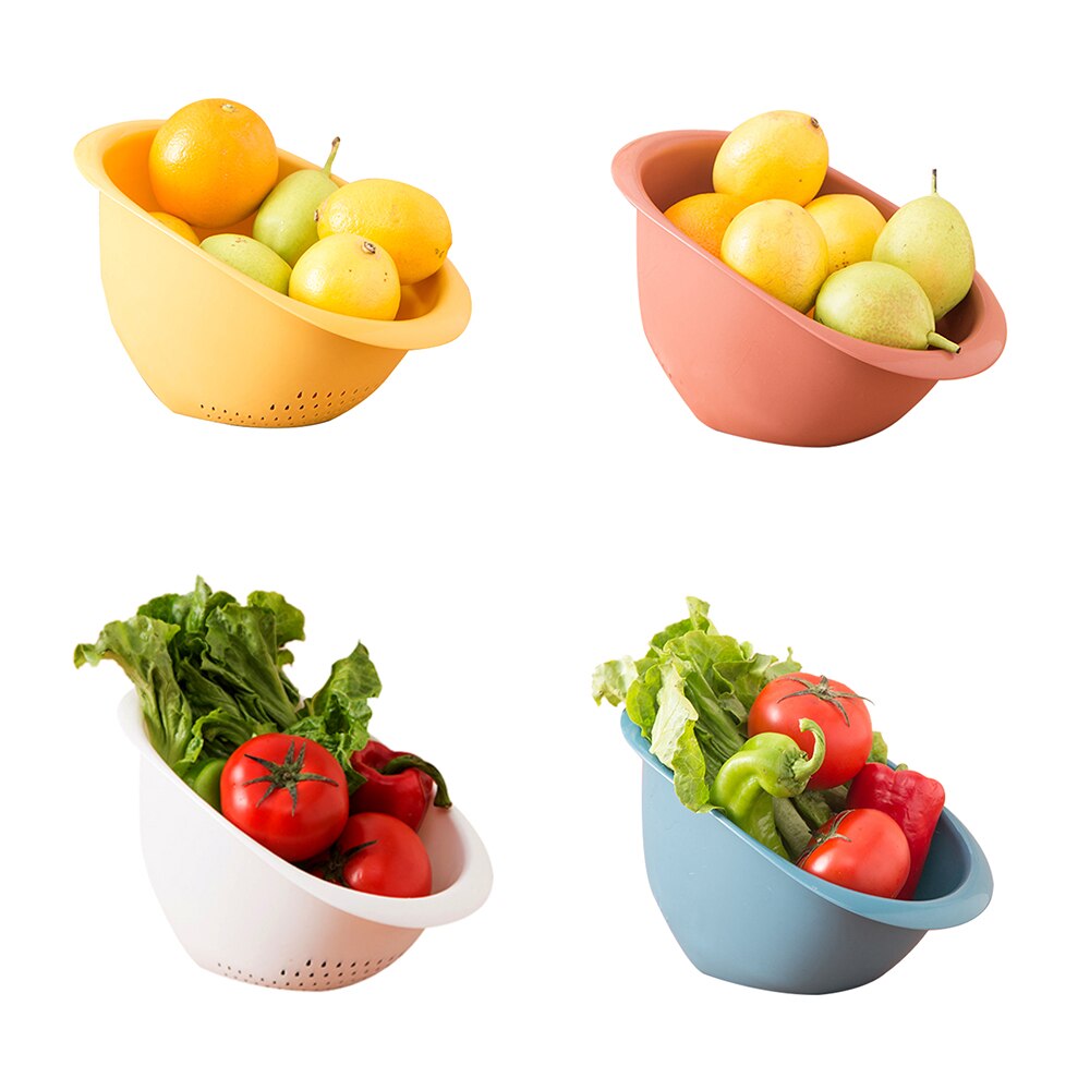 Tilted Rice Washing Drain Basket for Kitchen Sink