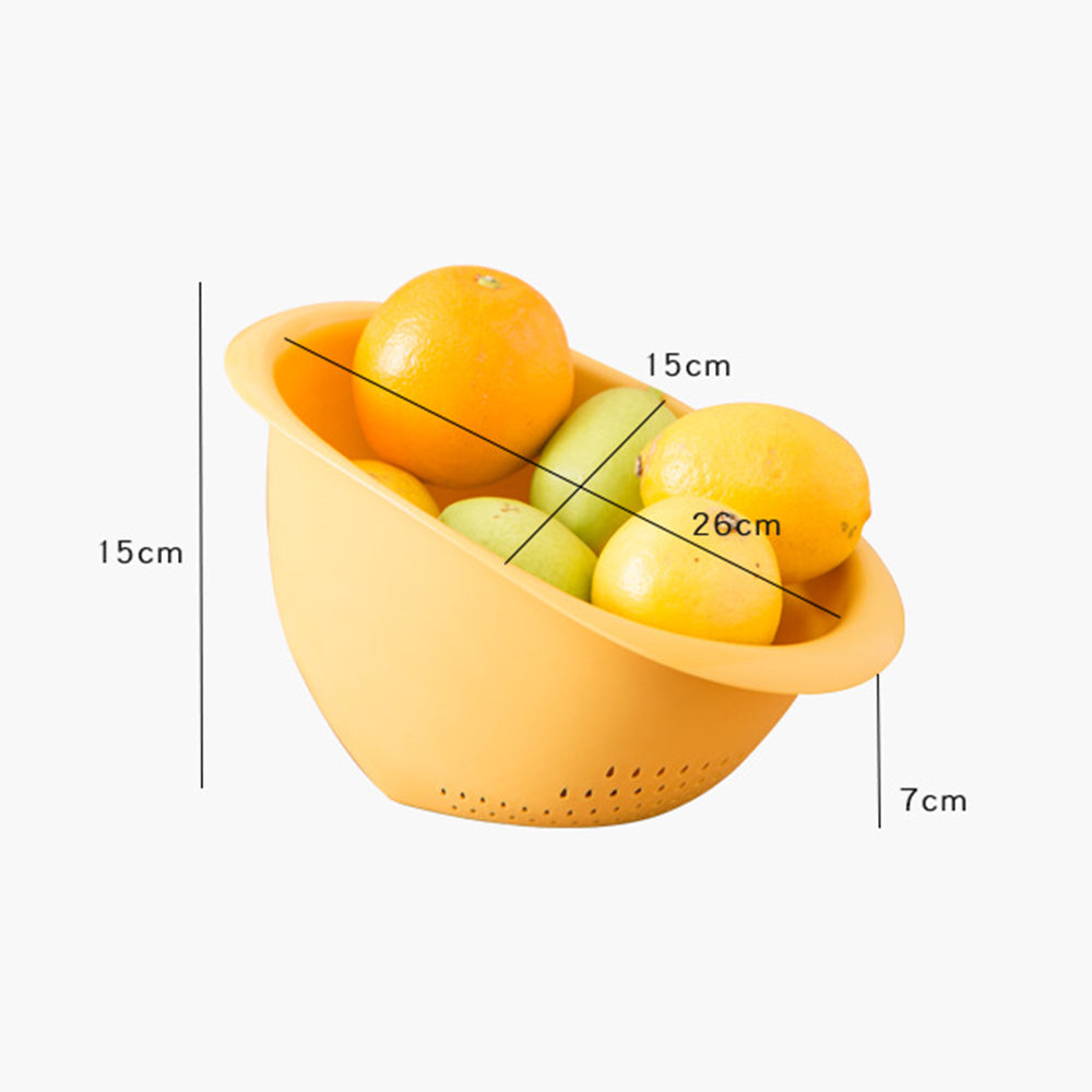 Tilted Rice Washing Drain Basket for Kitchen Sink