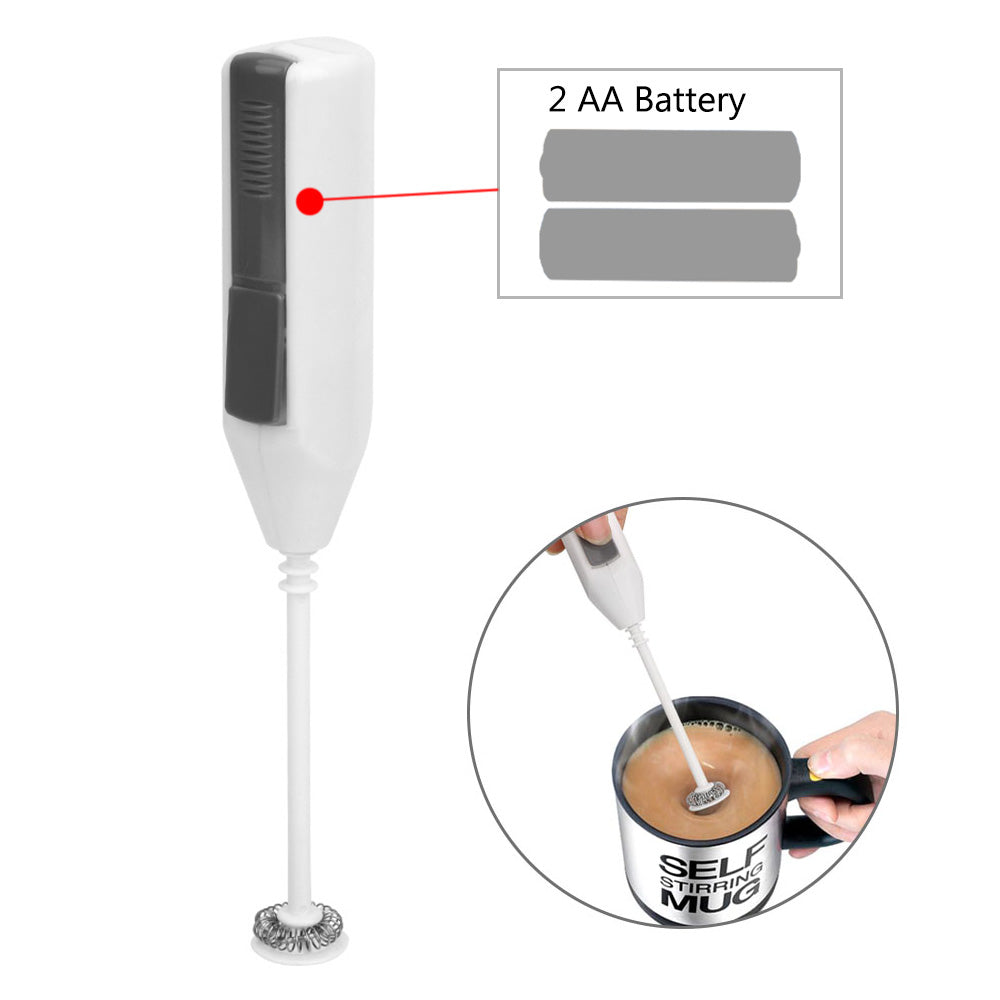 Cordless Handheld Milk Frother for Coffee and Eggs