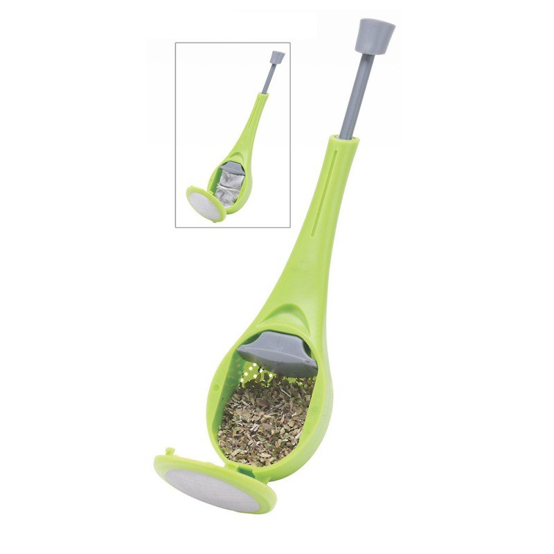 Loose Leaf Tea Infuser with Silicone Press and Drip Tray