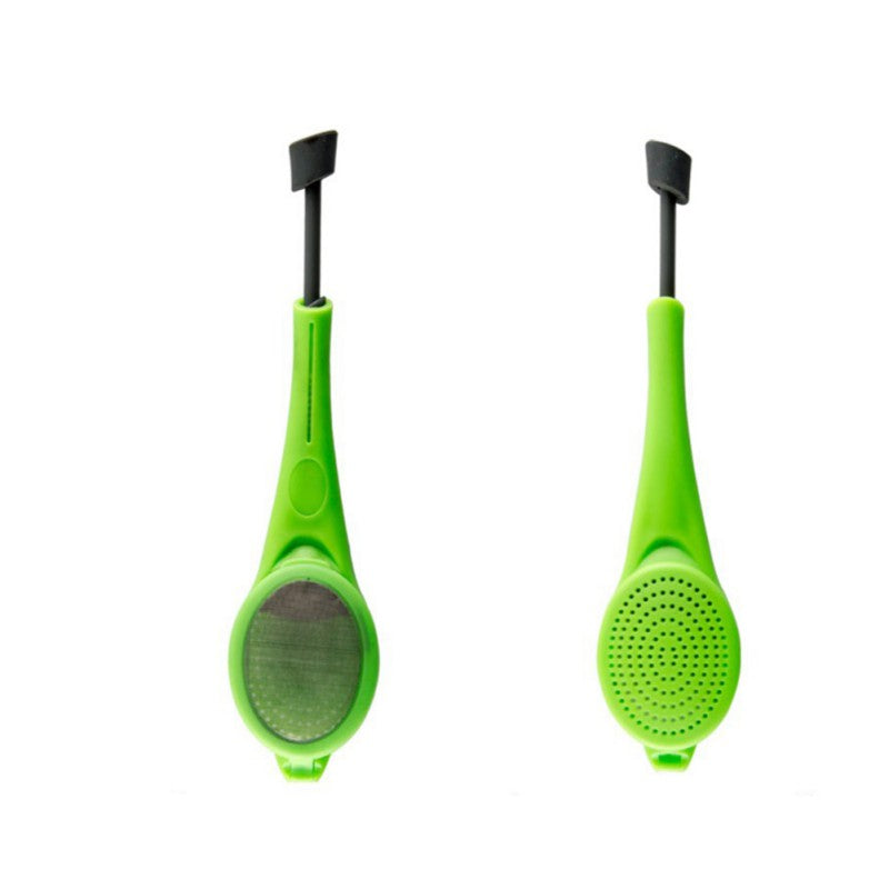 Loose Leaf Tea Infuser with Silicone Press and Drip Tray