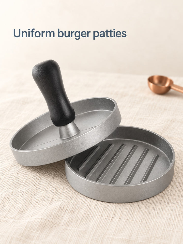 Burger Press for Uniform Patties, Non-Stick Aluminum