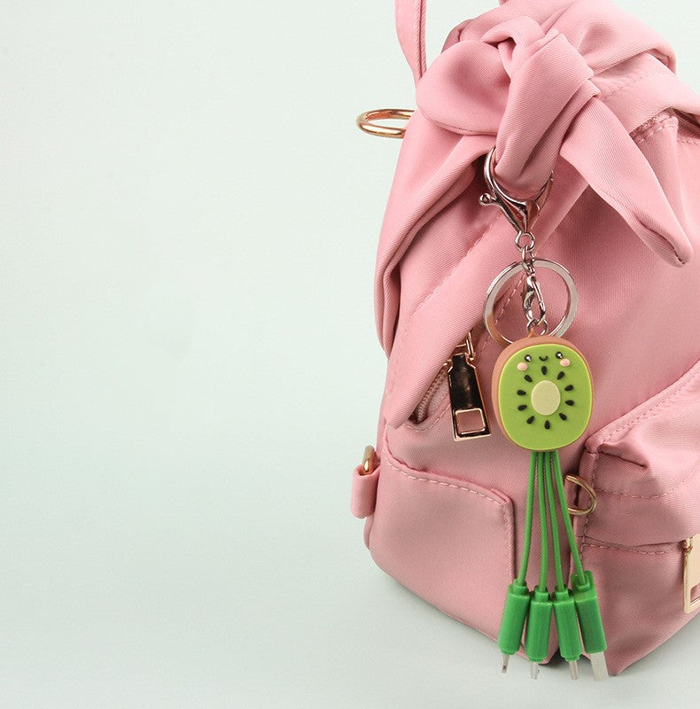 Kiwi Keychain 3-in-1 Charging Cable for Your Phone