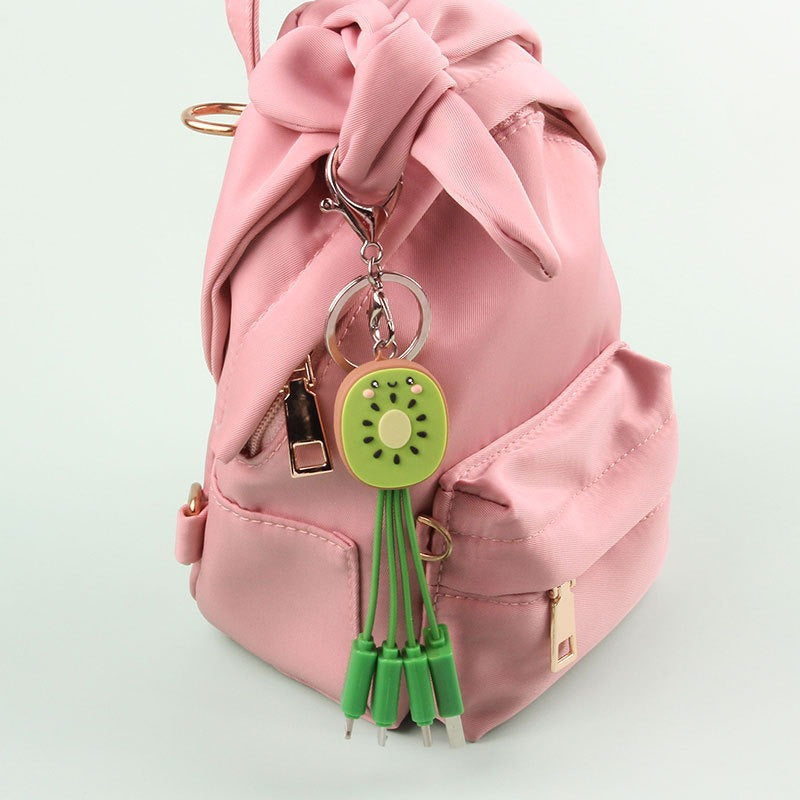 Kiwi Keychain 3-in-1 Charging Cable for Your Phone