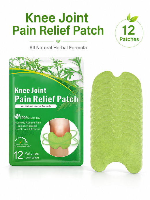 Knee Pain Relief Patches — 12-Hour Herbal Joint Relief