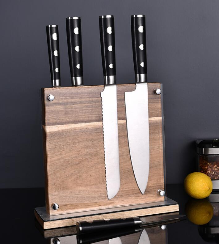 Double-Sided Magnetic Knife Holder with Acrylic Cover