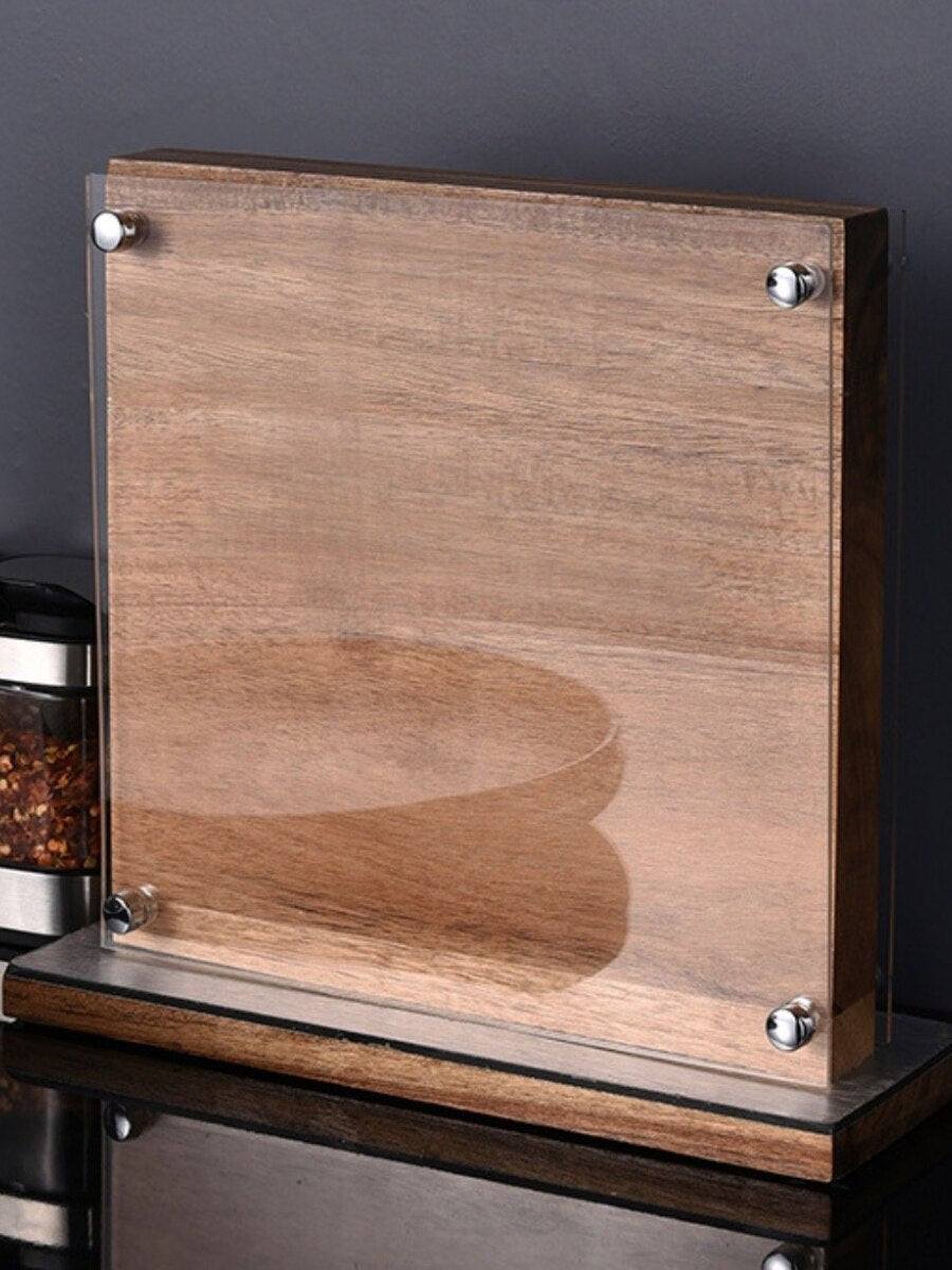 Double-Sided Magnetic Knife Holder with Acrylic Cover