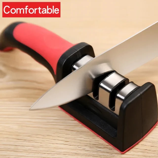 Knife Sharpener 3 Stage Quick Edge Tool for Home Cooks