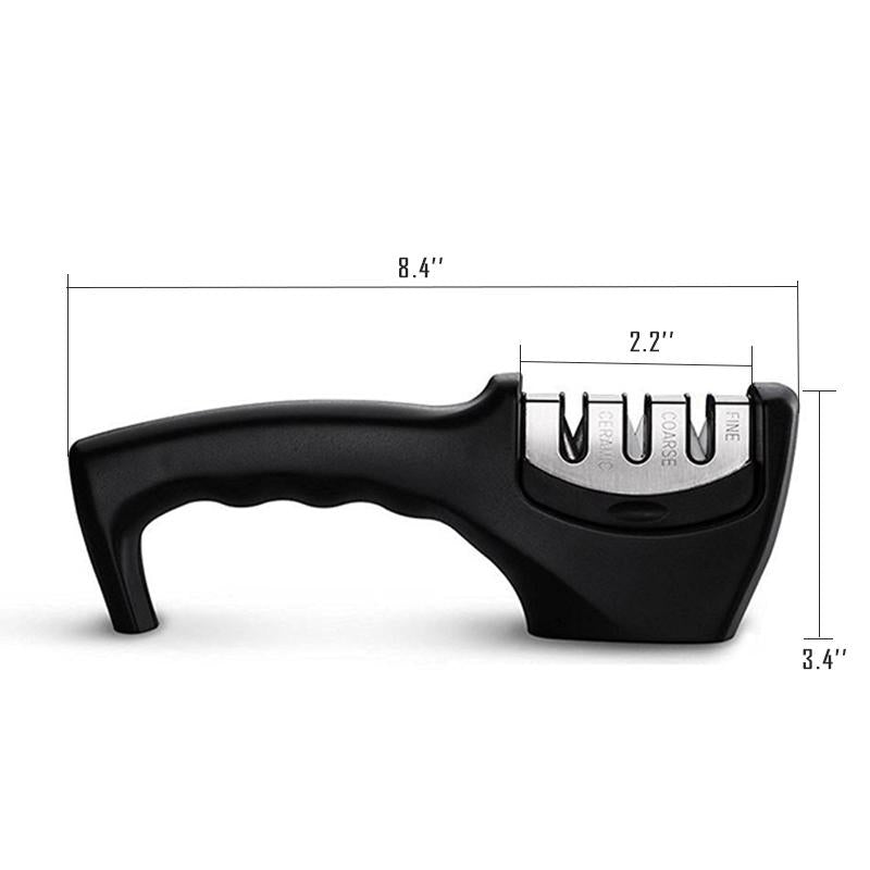 Kitchen Knife Sharpener: Three Stages, One Direction