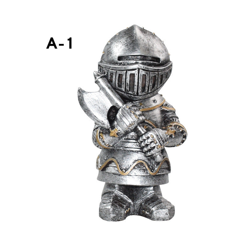 Knight Gnome Garden Ornament – Medieval Fantasy Decor