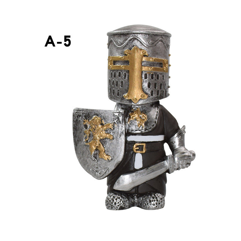 Knight Gnome Garden Ornament – Medieval Fantasy Decor