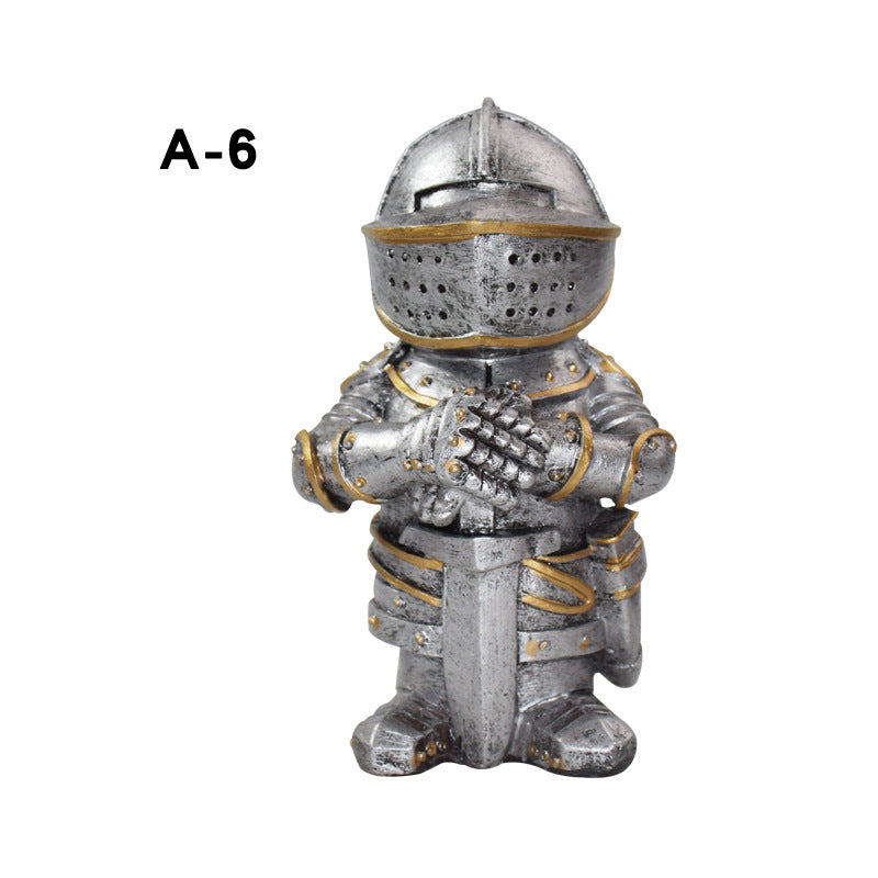Knight Gnome Garden Ornament – Medieval Fantasy Decor