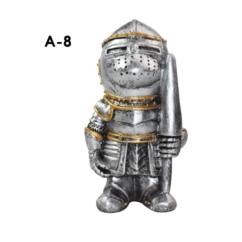 Knight Gnome Garden Ornament – Medieval Fantasy Decor