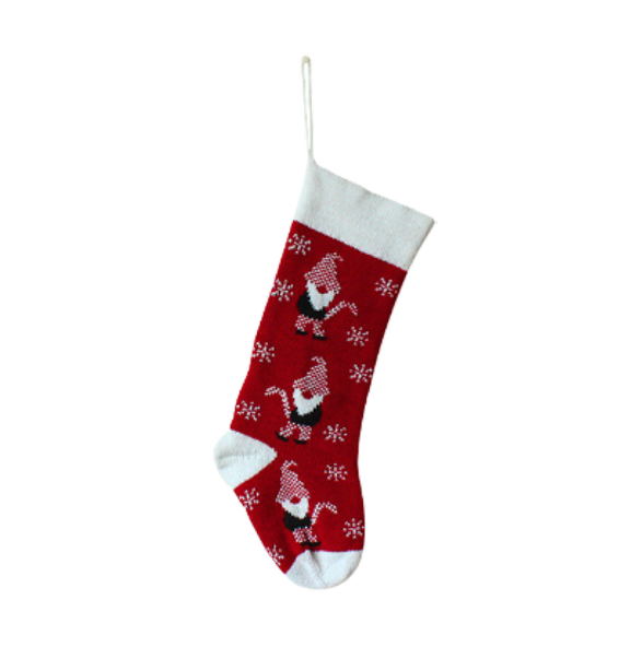 Knitted Christmas Stockings for Gifts and Festive Decor