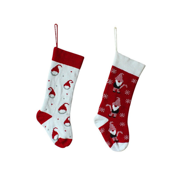 Knitted Christmas Stockings for Gifts and Festive Decor