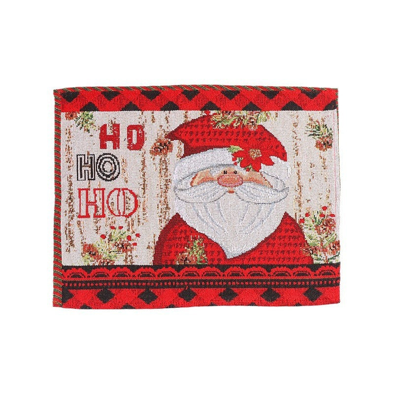 Woven Christmas Placemat for Cheerful Holiday Tables