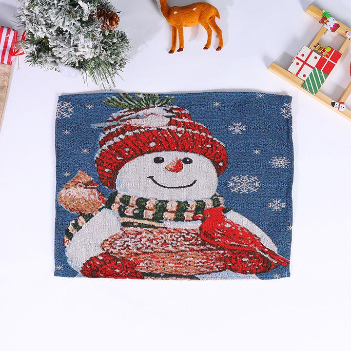 Woven Christmas Placemat for Cheerful Holiday Tables