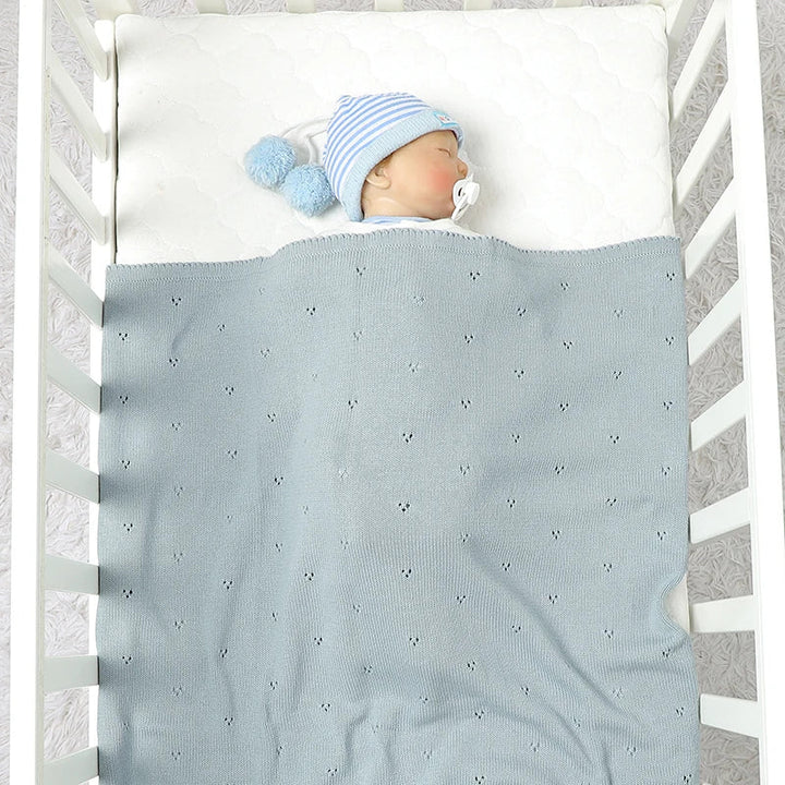Knitted Baby Duvet Cover | Gender-Neutral Nursery Layer