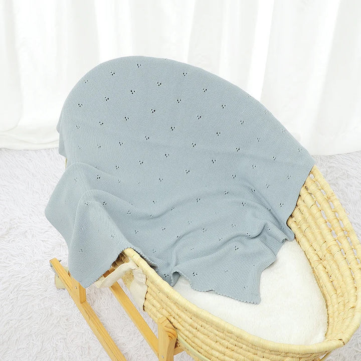 Knitted Baby Duvet Cover | Gender-Neutral Nursery Layer