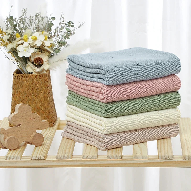 Knitted Baby Duvet Cover | Gender-Neutral Nursery Layer