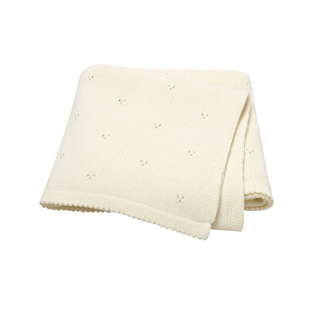 Knitted Baby Duvet Cover | Gender-Neutral Nursery Layer