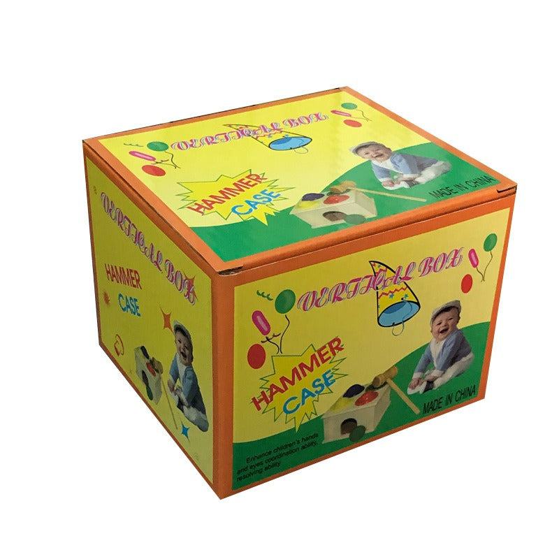 Wooden Hammering Toy Table for Toddler Coordination