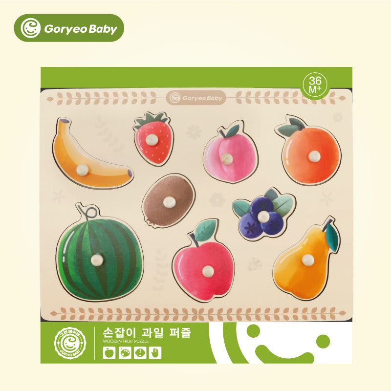 Toddler Wooden Puzzle Board for Screen-Free Learning