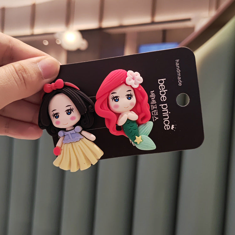Korean-Style Girls Hair Clips for Playful Bangs & Styles