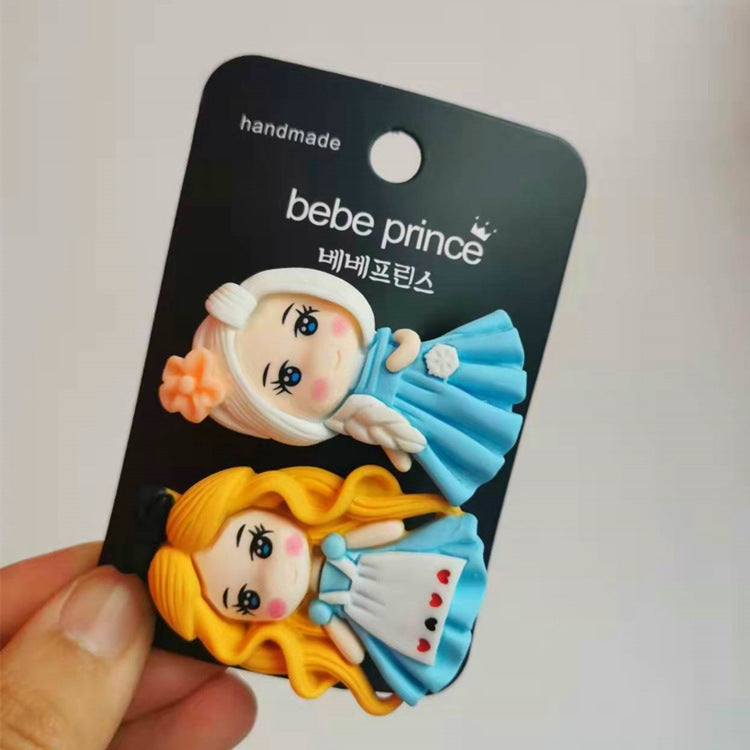 Korean-Style Girls Hair Clips for Playful Bangs & Styles
