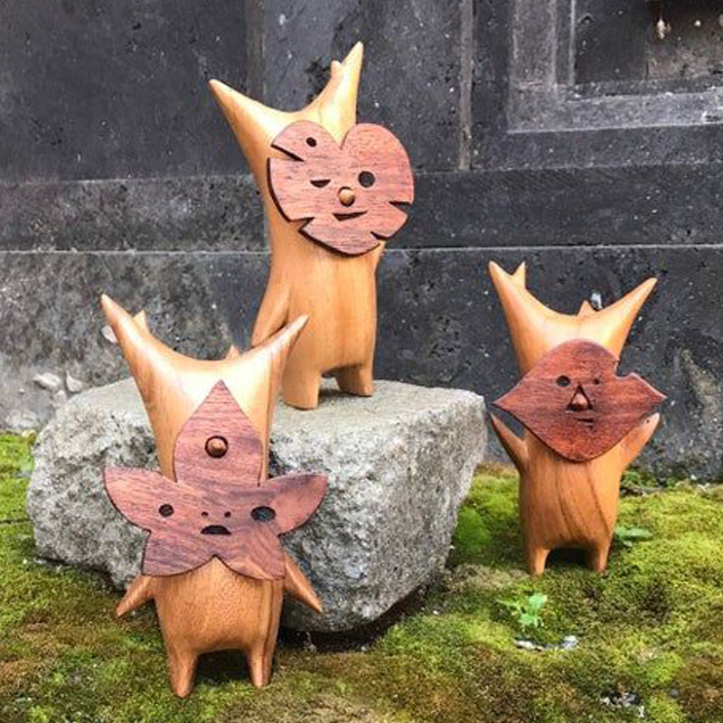 Woodland Character Figurines for Playful Shelf Decor